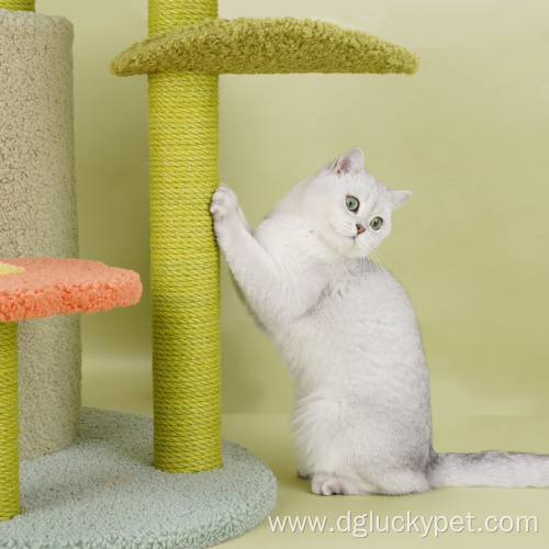 Createive Climbing Cat Scratching Post Cat Climbing Toy